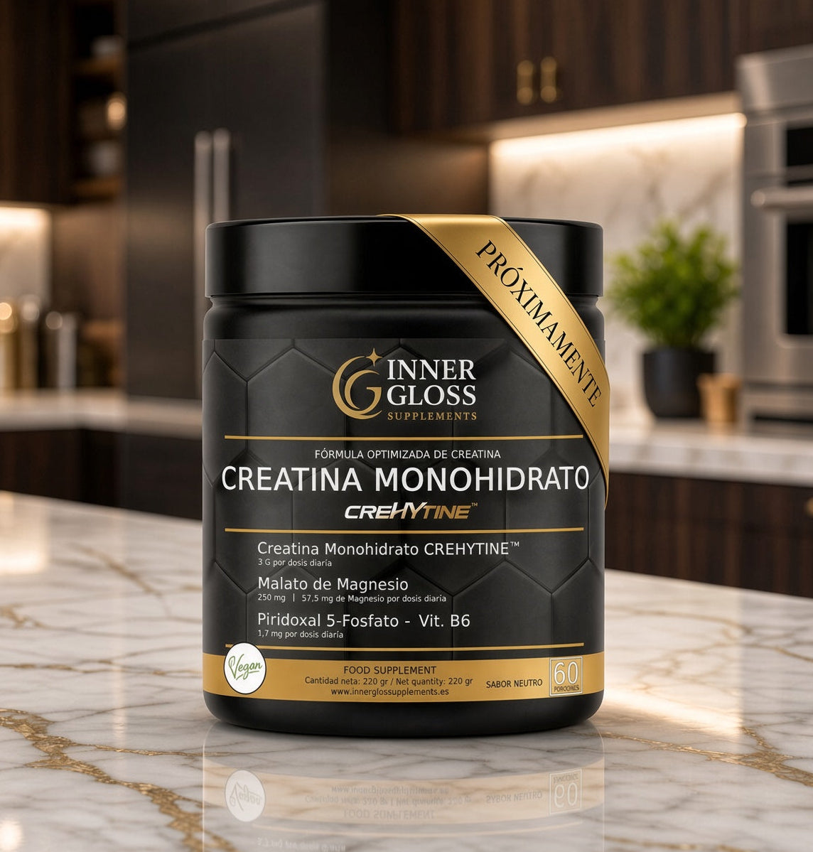 PRÓXIMAMENTE - Creatina Monohidrato CREHYTINE® - 60 dosis